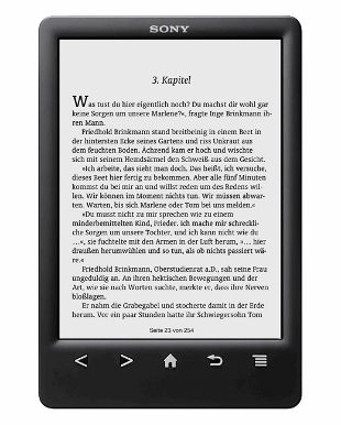 Sonys E-Book-Reader PRS-T3S