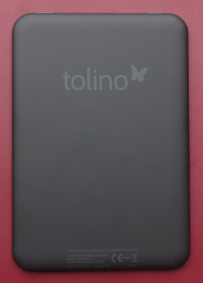 Rückseite des Tolino Shine 2 HD